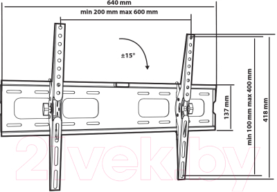 Кронштейн для телевизора Tuarex Olimp-202