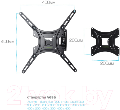 Кронштейн для телевизора Tuarex Alta-404