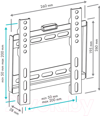Кронштейн для телевизора VLK Trento-35