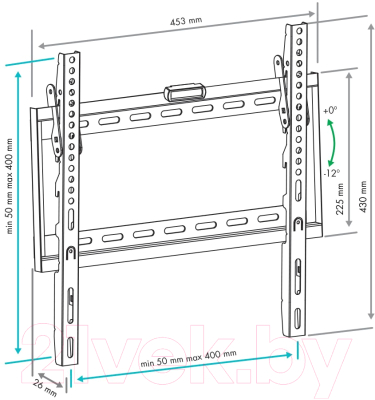 Кронштейн для телевизора VLK Trento-34