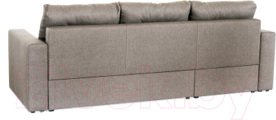 Диван угловой Мебель-Парк Торонто 1 Evolution 3 Antelope рогожка (светло-коричневый)
