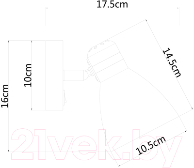 Спот Arte Lamp Mercoled A5049AP-1WH