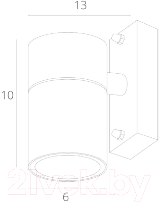 Бра уличное Arte Lamp Mistero A3302AL-1GY