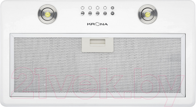 Вытяжка скрытая Krona Runa 600 PB WH / 00026693