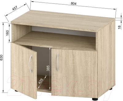 Тумба Славянская столица С-030 (дуб сонома)