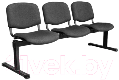 Секция стульев UTFC Изо 3 BL - фото