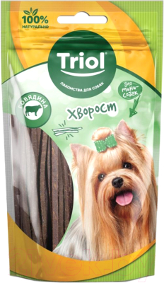 Лакомство для собак Triol Хворост из говядины для мини-собак / 10171029 - фото