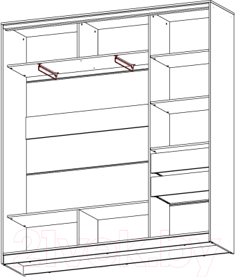 Шкаф Рэйгрупп 203450 SSX Elgon РГ-08.03
