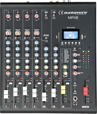 Микшерный пульт Audiophony MPX8 - фото