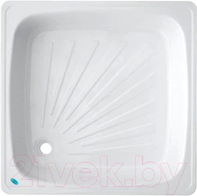 Душевой поддон LAGUNA Квадратный эмалированный 70x70 - фото