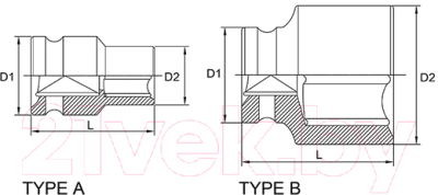 Головка слесарная Toptul KABA2417