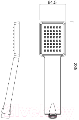 Лейка ручного душа РМС LE10