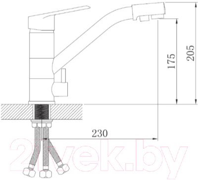 Смеситель Potato P4409