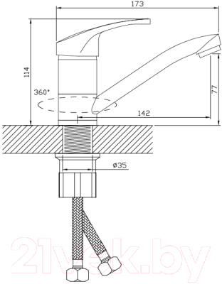 Смеситель Diadonna D80448111