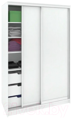 Шкаф Кортекс-мебель Сенатор ШК10 Классика ДСП - фото