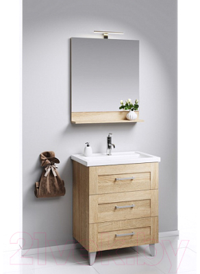 Тумба с умывальником Aqwella Фостер / FOS01073DS (дуб сонома)
