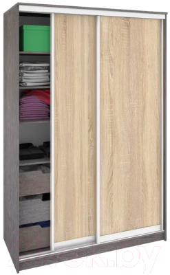 Шкаф Кортекс-мебель Сенатор ШК10 Классика ДСП - фото