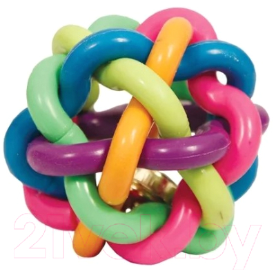 Игрушка для собак Triol Мяч-лабиринт с колокольчиком / 12191061 - фото