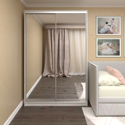 Шкаф Кортекс-мебель Сенатор ШК10 Классика зеркало