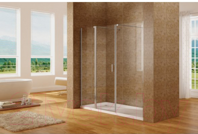 Душевая дверь Aquanet Cinetic 120 / AE12-N-120H190U-CT (прозрачное стекло)