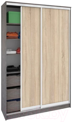 Шкаф Кортекс-мебель Сенатор ШК10-45 Классика ДСП - фото