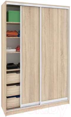 Шкаф Кортекс-мебель Сенатор ШК10-45 Классика ДСП - фото