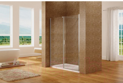 Душевая дверь Aquanet Cinetic 80 / AE12-N-80H190U-CT (прозрачное стекло)