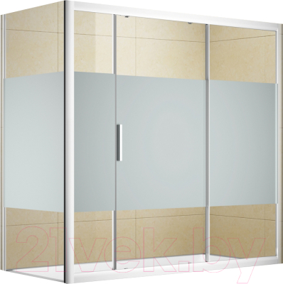 Душевая стенка Aquanet Practic 80 / AE10-F-80H150U-CP