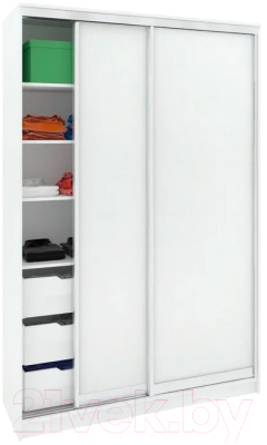 Шкаф Кортекс-мебель Сенатор ШК10-45 Классика ДСП - фото