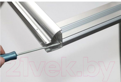 Душевая дверь Aquanet Alfa 140 / NAA6121 (прозрачное стекло)