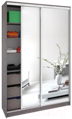 Шкаф Кортекс-мебель Сенатор ШК10-45 Классика зеркало - фото