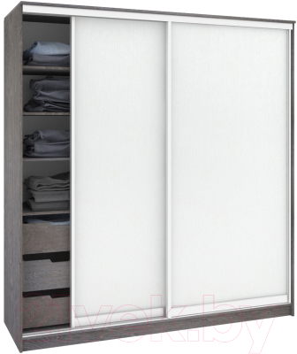 Шкаф Кортекс-мебель Сенатор ШК12 Классика ДСП - фото