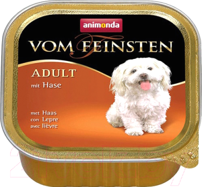 Влажный корм для собак Animonda Vom Feinsten Adult с кроликом - фото