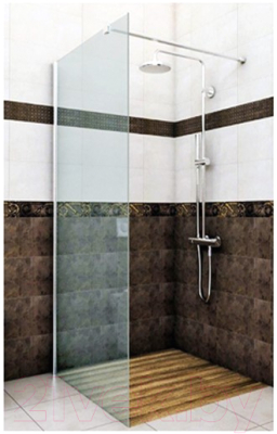 Душевая стенка Стеклоконтакт 8F-2000х795 (прозрачное стекло)