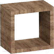 Полка-ячейка Глазов Nature 100 (дуб табачный Craft) - фото