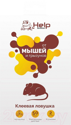Клеевая ловушка для грызунов Help От мышей / 80260