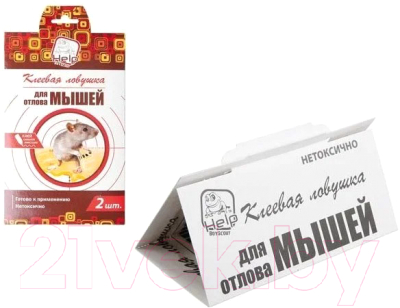 Клеевая ловушка для грызунов Help От мышей / 80260