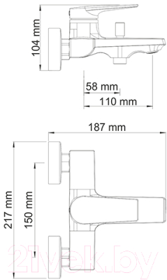 Смеситель Wasserkraft Lopau 3201