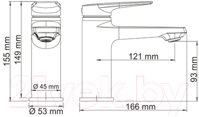 Смеситель Wasserkraft Lopau 3203