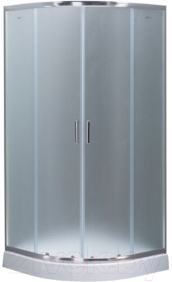 Душевой уголок Aquanet Полукруглый 80x80 / SE-800Q (узорчатое стекло) - фото