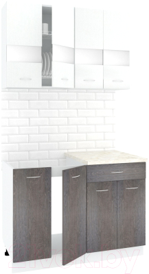 Готовая кухня Кортекс-мебель Корнелия Экстра 1.1м - фото