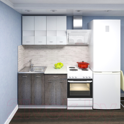 Готовая кухня Кортекс-мебель Корнелия Экстра 1.1м