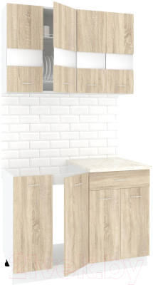 Готовая кухня Кортекс-мебель Корнелия Экстра 1.1м - фото