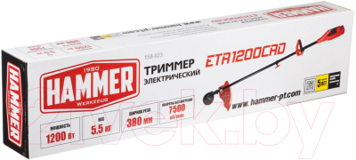 Триммер электрический Hammer ETR1200CRD