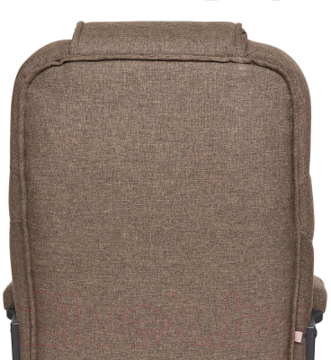 Кресло офисное Tetchair Bergamo ткань (хром/коричневый 3M7-147)