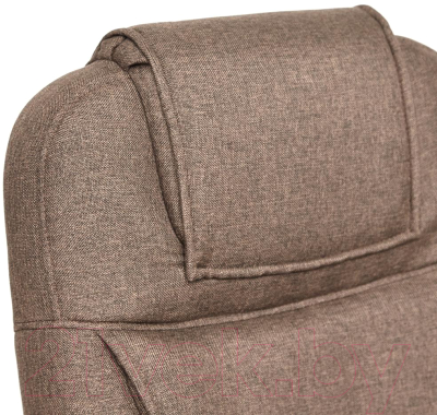 Кресло офисное Tetchair Bergamo ткань (хром/коричневый 3M7-147)