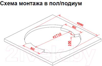 Ванна акриловая Gemy G9060 B