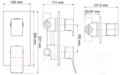 Смеситель Wasserkraft Aller 10671