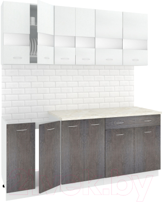 Готовая кухня Кортекс-мебель Корнелия Экстра 1.9м - фото