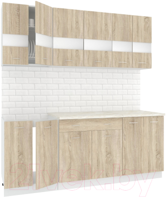 Готовая кухня Кортекс-мебель Корнелия Экстра 2.0м - фото